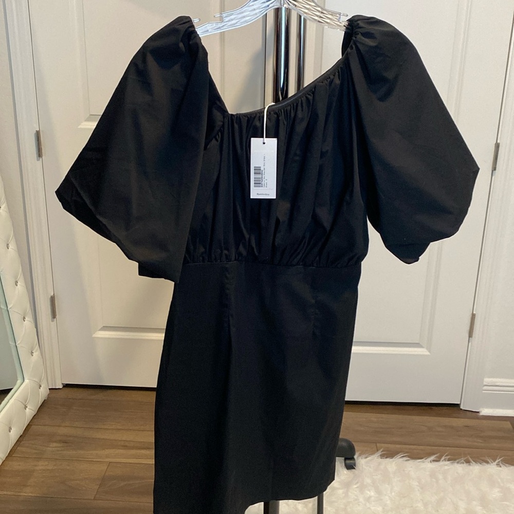 Black Petal & Pup Dress - Picture 2 of 7